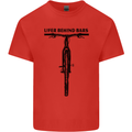 Lifer Behind Bars Funny Cycling Cyclist Mens Cotton T-Shirt Tee Top Red