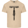 Lifer Behind Bars Funny Cycling Cyclist Mens Cotton T-Shirt Tee Top Sand