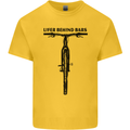 Lifer Behind Bars Funny Cycling Cyclist Mens Cotton T-Shirt Tee Top Yellow