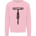 Lifer Behind Bars Funny Cycling Cyclist Mens Sweatshirt Jumper Light Pink