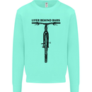 Lifer Behind Bars Funny Cycling Cyclist Mens Sweatshirt Jumper Peppermint