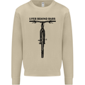 Lifer Behind Bars Funny Cycling Cyclist Mens Sweatshirt Jumper Sand