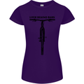 Lifer Behind Bars Funny Cycling Cyclist Womens Petite Cut T-Shirt Purple