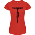 Lifer Behind Bars Funny Cycling Cyclist Womens Petite Cut T-Shirt Red