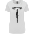 Lifer Behind Bars Funny Cycling Cyclist Womens Wider Cut T-Shirt White