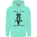 Lifer Behind Bars Motorcycle Motorbike Childrens Kids Hoodie Peppermint