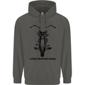 Lifer Behind Bars Motorcycle Motorbike Childrens Kids Hoodie Storm Grey