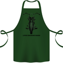 Lifer Behind Bars Motorcycle Motorbike Cotton Apron 100% Organic Forest Green