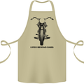 Lifer Behind Bars Motorcycle Motorbike Cotton Apron 100% Organic Khaki