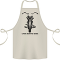 Lifer Behind Bars Motorcycle Motorbike Cotton Apron 100% Organic Natural