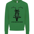 Lifer Behind Bars Motorcycle Motorbike Kids Sweatshirt Jumper Irish Green