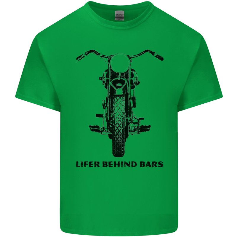 Lifer Behind Bars Motorcycle Motorbike Kids T-Shirt Childrens Irish Green