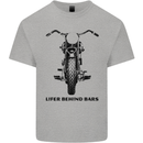 Lifer Behind Bars Motorcycle Motorbike Mens Cotton T-Shirt Tee Top Sports Grey