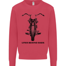 Lifer Behind Bars Motorcycle Motorbike Mens Sweatshirt Jumper Heliconia
