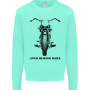 Lifer Behind Bars Motorcycle Motorbike Mens Sweatshirt Jumper Peppermint