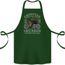Lifestyle Cafe Racer Biker Motorcycle Cotton Apron 100% Organic Forest Green