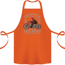 Lifestyle Cafe Racer Biker Motorcycle Cotton Apron 100% Organic Orange