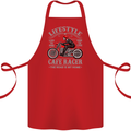 Lifestyle Cafe Racer Biker Motorcycle Cotton Apron 100% Organic Red