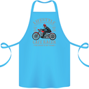 Lifestyle Cafe Racer Biker Motorcycle Cotton Apron 100% Organic Turquoise