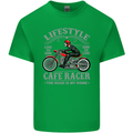 Lifestyle Cafe Racer Biker Motorcycle Mens Cotton T-Shirt Tee Top Irish Green