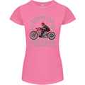 Lifestyle Cafe Racer Biker Motorcycle Womens Petite Cut T-Shirt Azalea