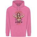 Lift Like a Girl Female Bodybuilding Mens 80% Cotton Hoodie Azelea