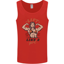Lift Like a Girl Female Bodybuilding Mens Vest Tank Top Red