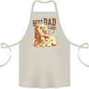 Lion Best Dad Ever Funny Father's Day Cotton Apron 100% Organic Natural