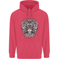Lion Mandala Art Childrens Kids Hoodie Heliconia