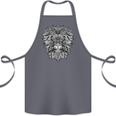Lion Mandala Art Cotton Apron 100% Organic Steel