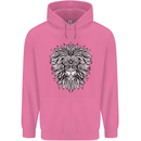 Lion Mandala Art Mens 80% Cotton Hoodie Azelea