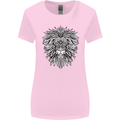 Lion Mandala Art Womens Wider Cut T-Shirt Light Pink