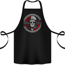 Live Fast Die Old Motorcycle Biker Cotton Apron 100% Organic Black