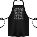 Live Free or Die Cotton Apron 100% Organic Black