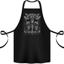 Live Free or Die Cotton Apron 100% Organic Black