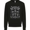 Live Free or Die Mens Sweatshirt Jumper Black