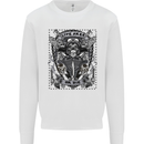 Live Free or Die Mens Sweatshirt Jumper White