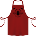 Live Love Dive Funny Scuba Diving Diver Cotton Apron 100% Organic Maroon