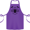 Live Love Dive Funny Scuba Diving Diver Cotton Apron 100% Organic Purple