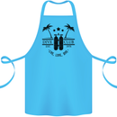 Live Love Dive Funny Scuba Diving Diver Cotton Apron 100% Organic Turquoise