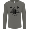 Live Love Dive Funny Scuba Diving Diver Mens Long Sleeve T-Shirt Charcoal