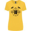 Live Love Dive Funny Scuba Diving Diver Womens Wider Cut T-Shirt Yellow