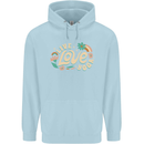 Live Love Yoga Childrens Kids Hoodie Light Blue