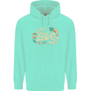 Live Love Yoga Childrens Kids Hoodie Peppermint