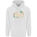 Live Love Yoga Childrens Kids Hoodie White