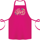 Live Love Yoga Cotton Apron 100% Organic Pink