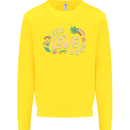Live Love Yoga Kids Sweatshirt Jumper Yellow