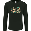 Live Love Yoga Mens Long Sleeve T-Shirt Black