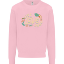 Live Love Yoga Mens Sweatshirt Jumper Light Pink
