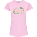 Live Love Yoga Womens Petite Cut T-Shirt Light Pink